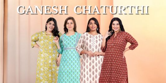 Plus SIze Ethnic Wear For Women , Ganesh chaturthi blog , plus size styling tips, kurtis for plus size , 