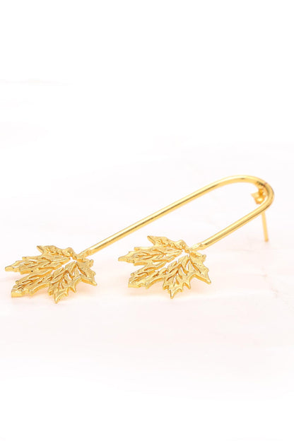 Leaf Cascade Long Earring