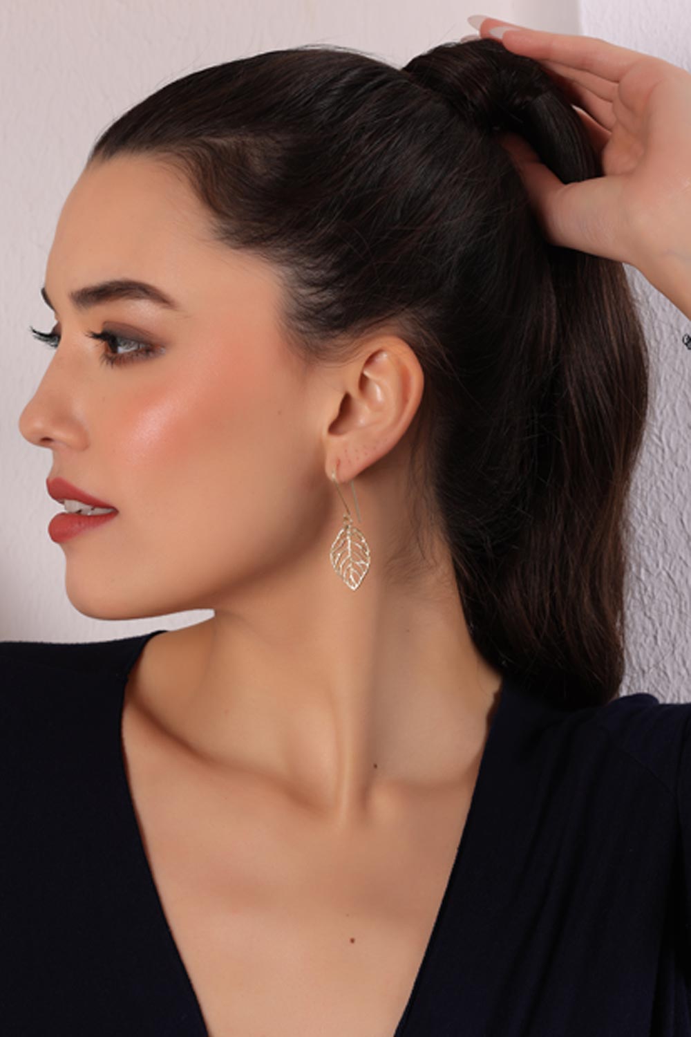 Gold Leaf Earring