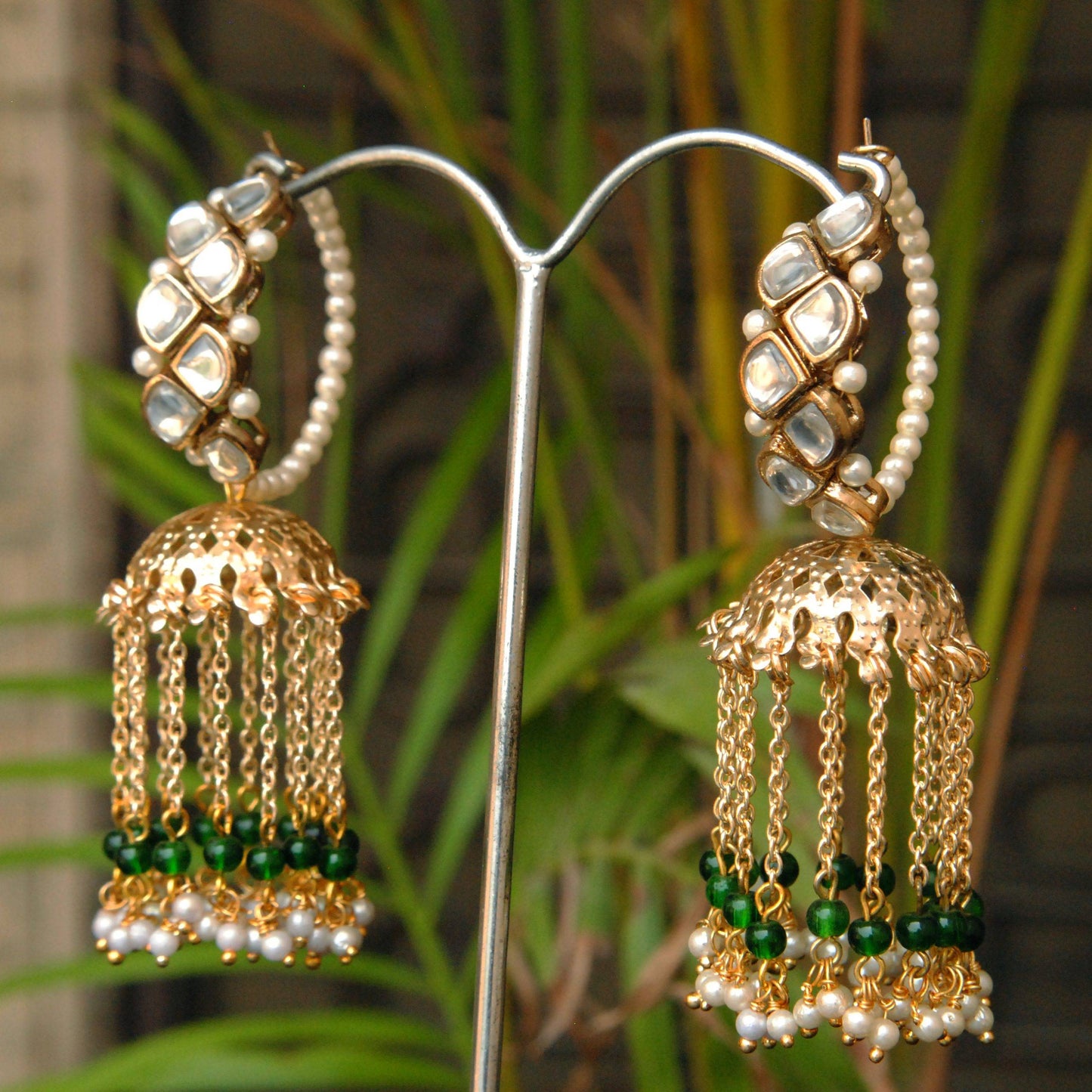 Joyful Jhoomar Hoop Earrings