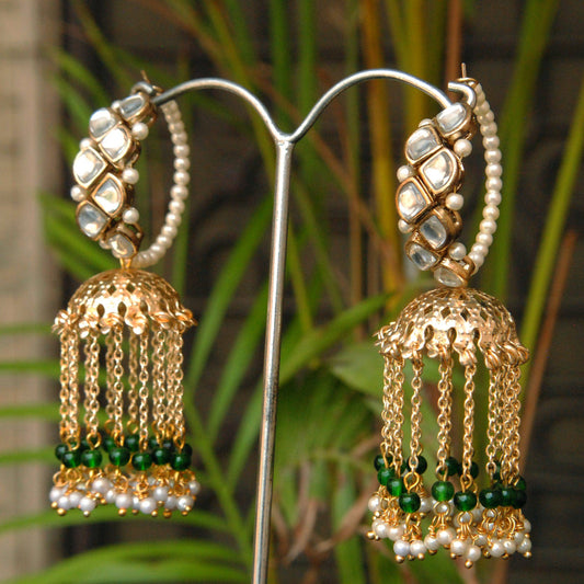 Joyful Jhoomar Hoop Earrings