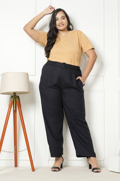 Smoky Black Trouser