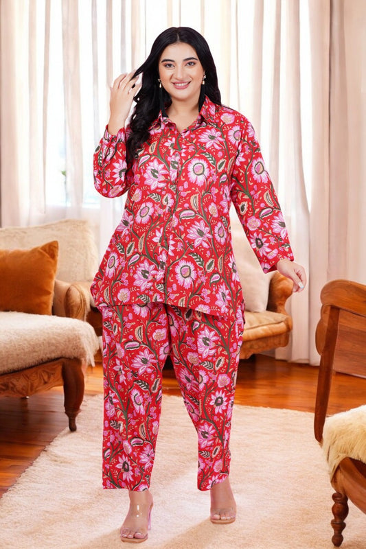 Ladybug Floral Co-Ord Set