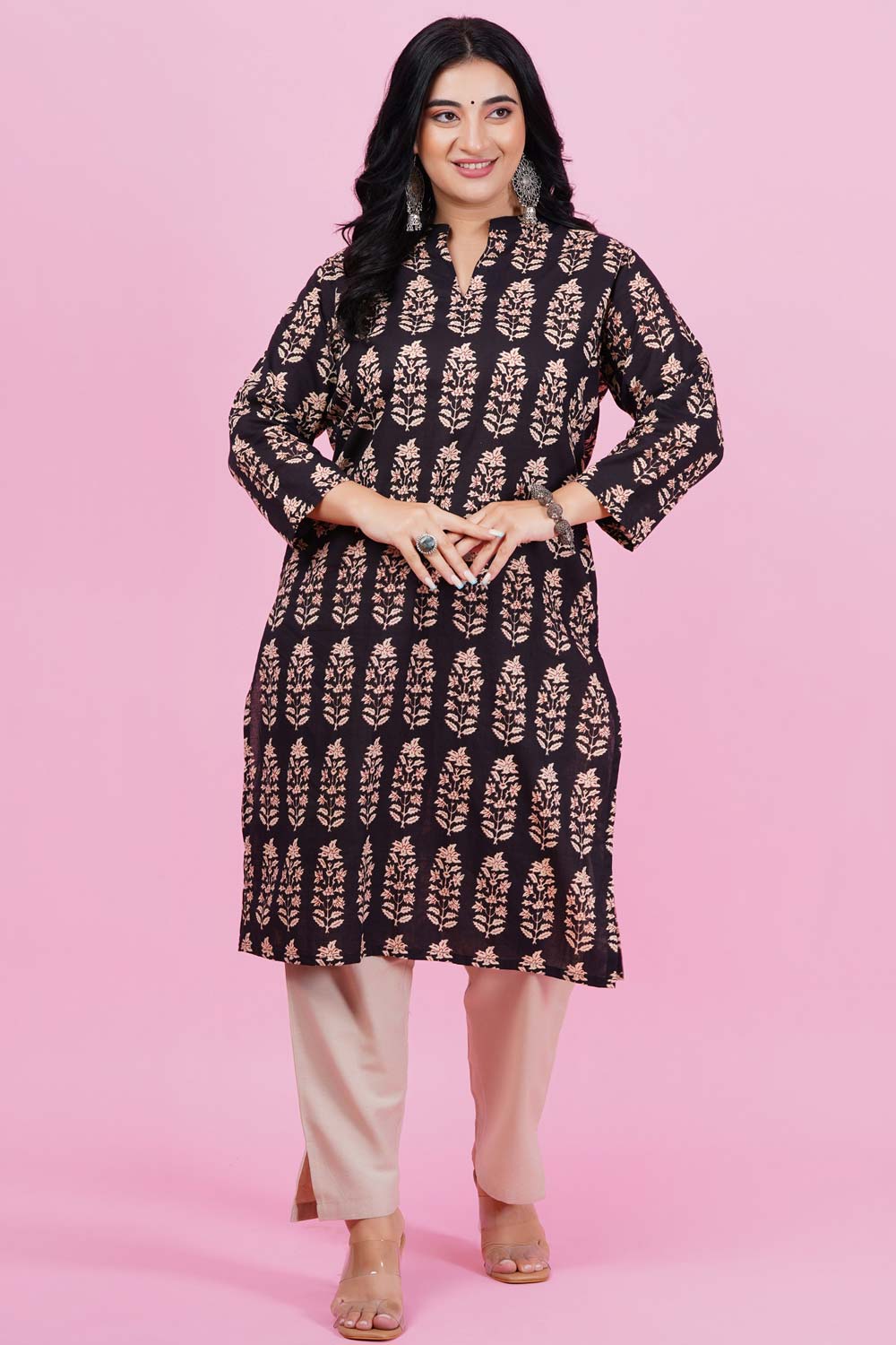 Saanjh Handblock Print Kurta