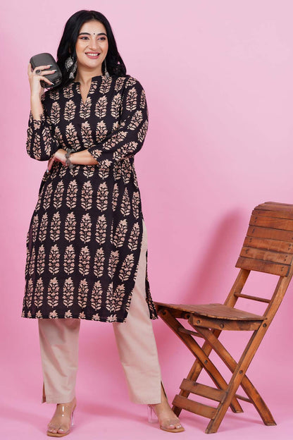 Saanjh Handblock Print Kurta