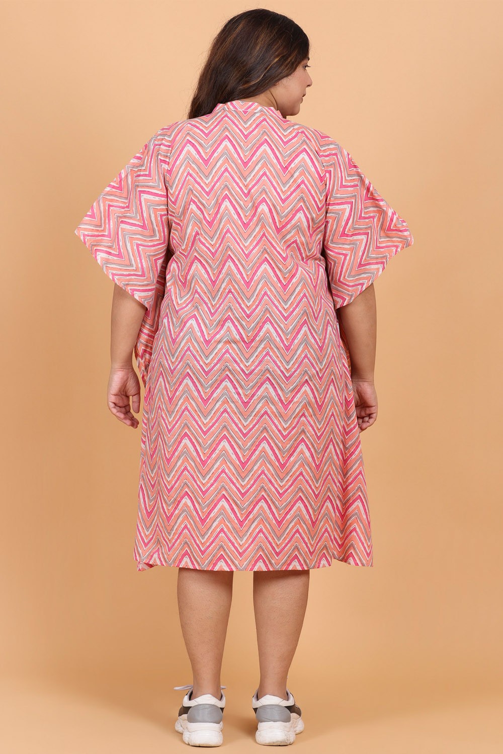 Printed Kaftan Style Dress