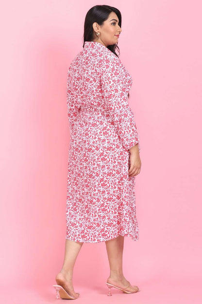 Bloom Pink Cowl Dress