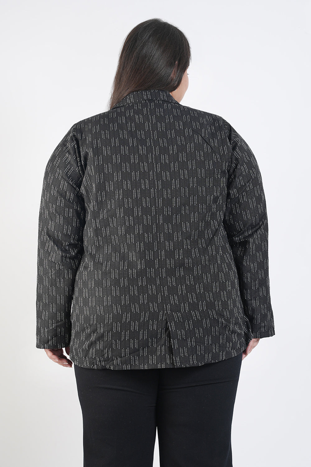 Black Smoke Ikat Jacket