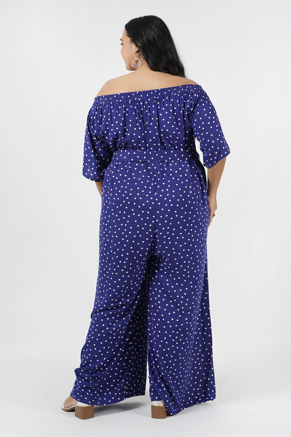 Fuzz Fleck Off-Shoulder Jumpsuit