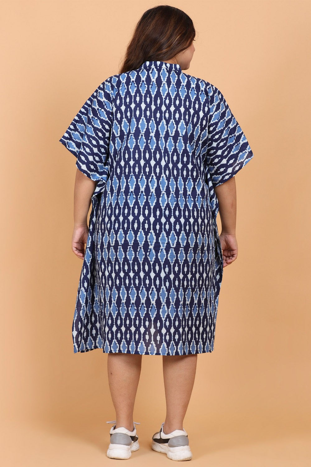 Block Print Kaftan Dress