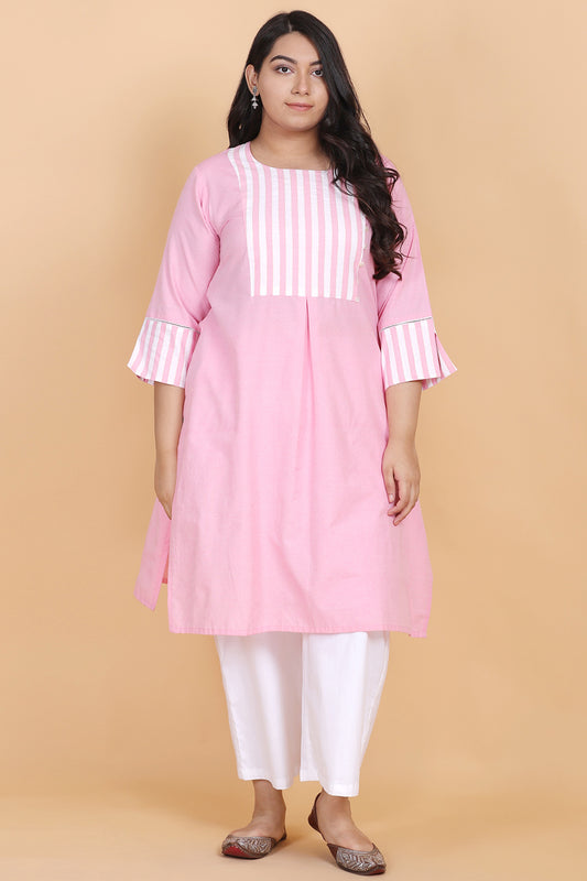 Cotton Pink Kurti