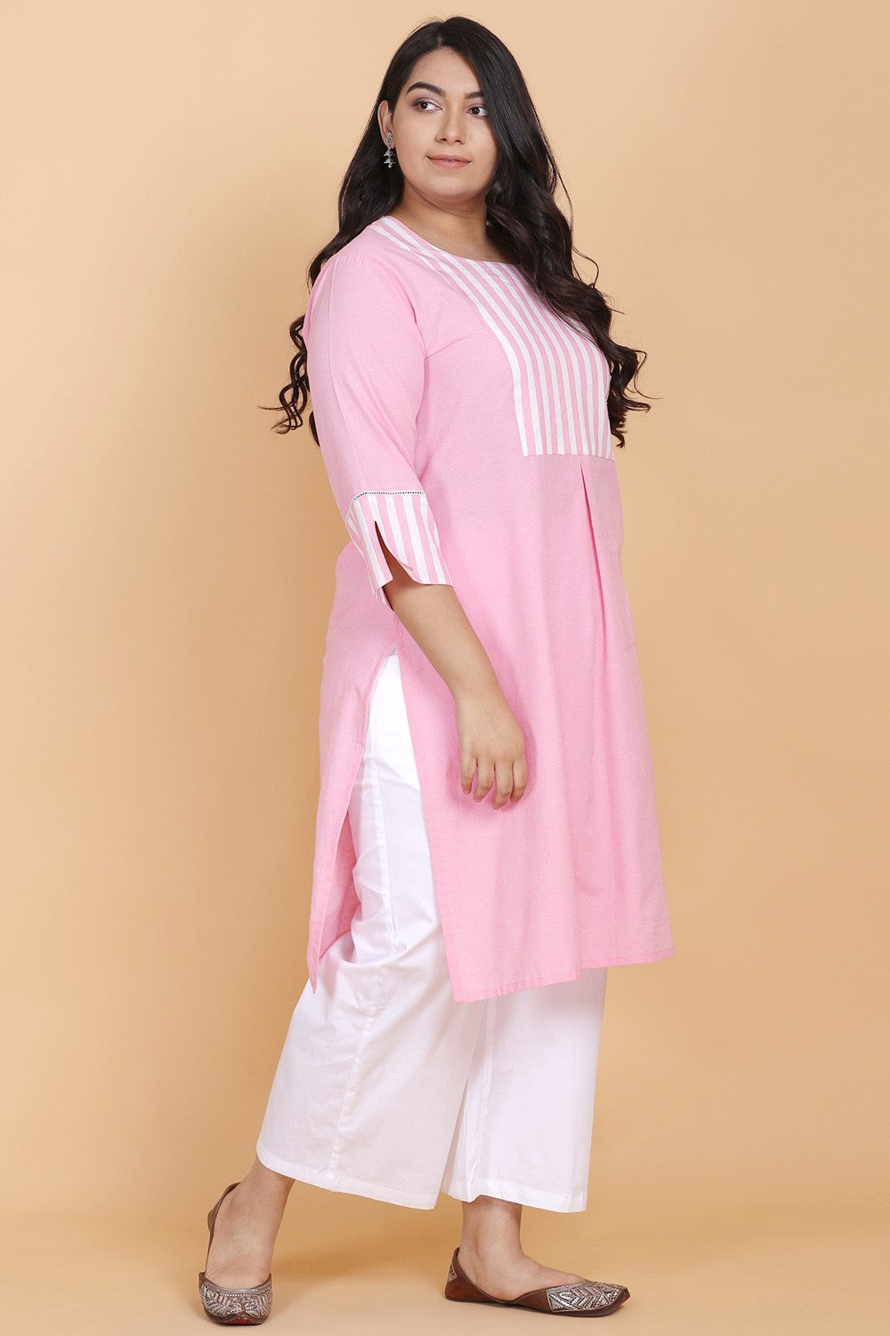 Cotton Pink Kurti