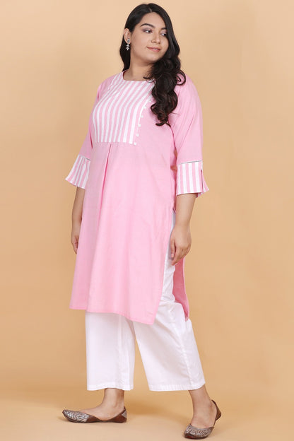 Cotton Pink Kurti