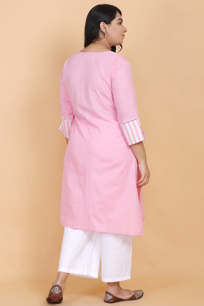 Cotton Pink Kurti