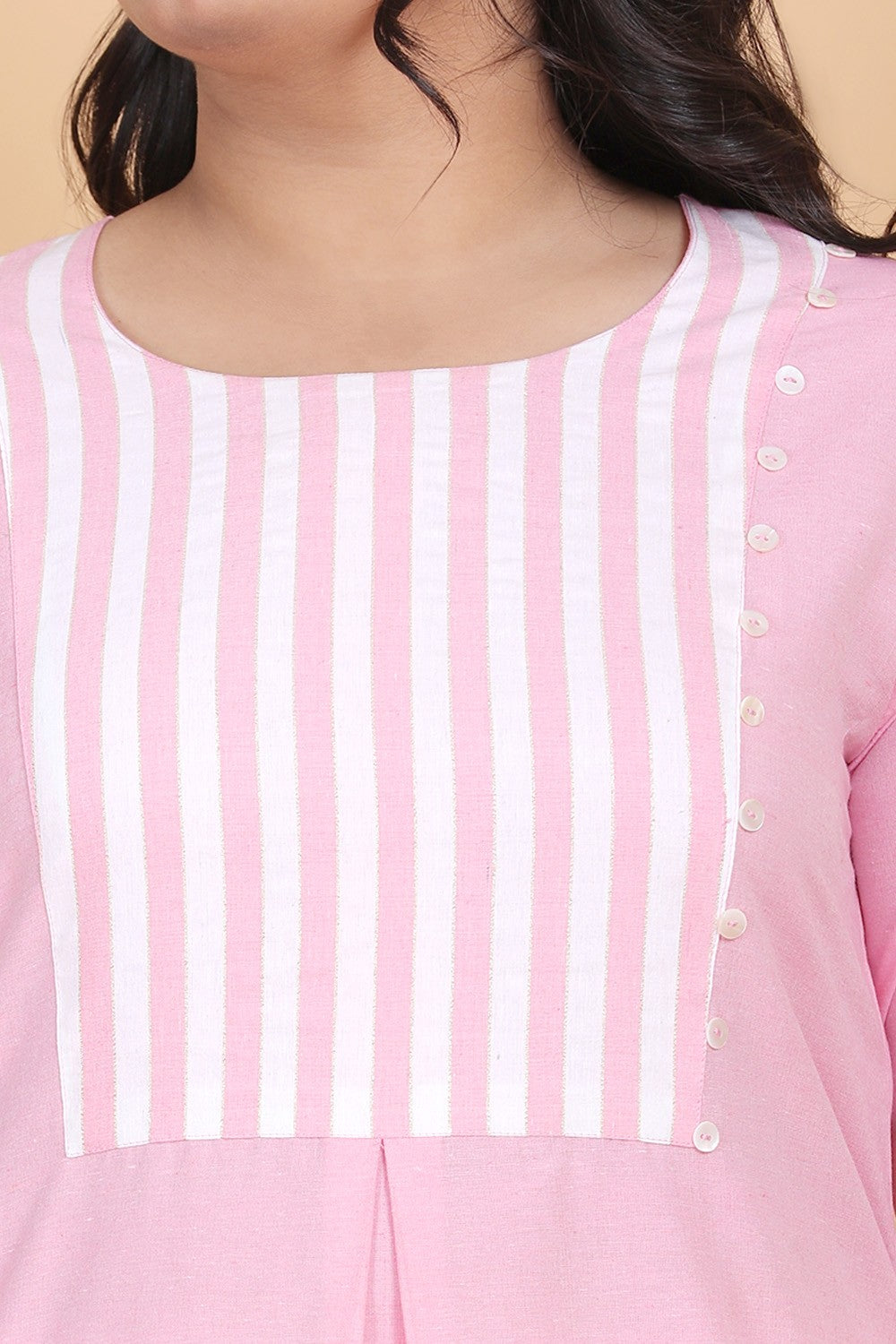 Cotton Pink Kurti