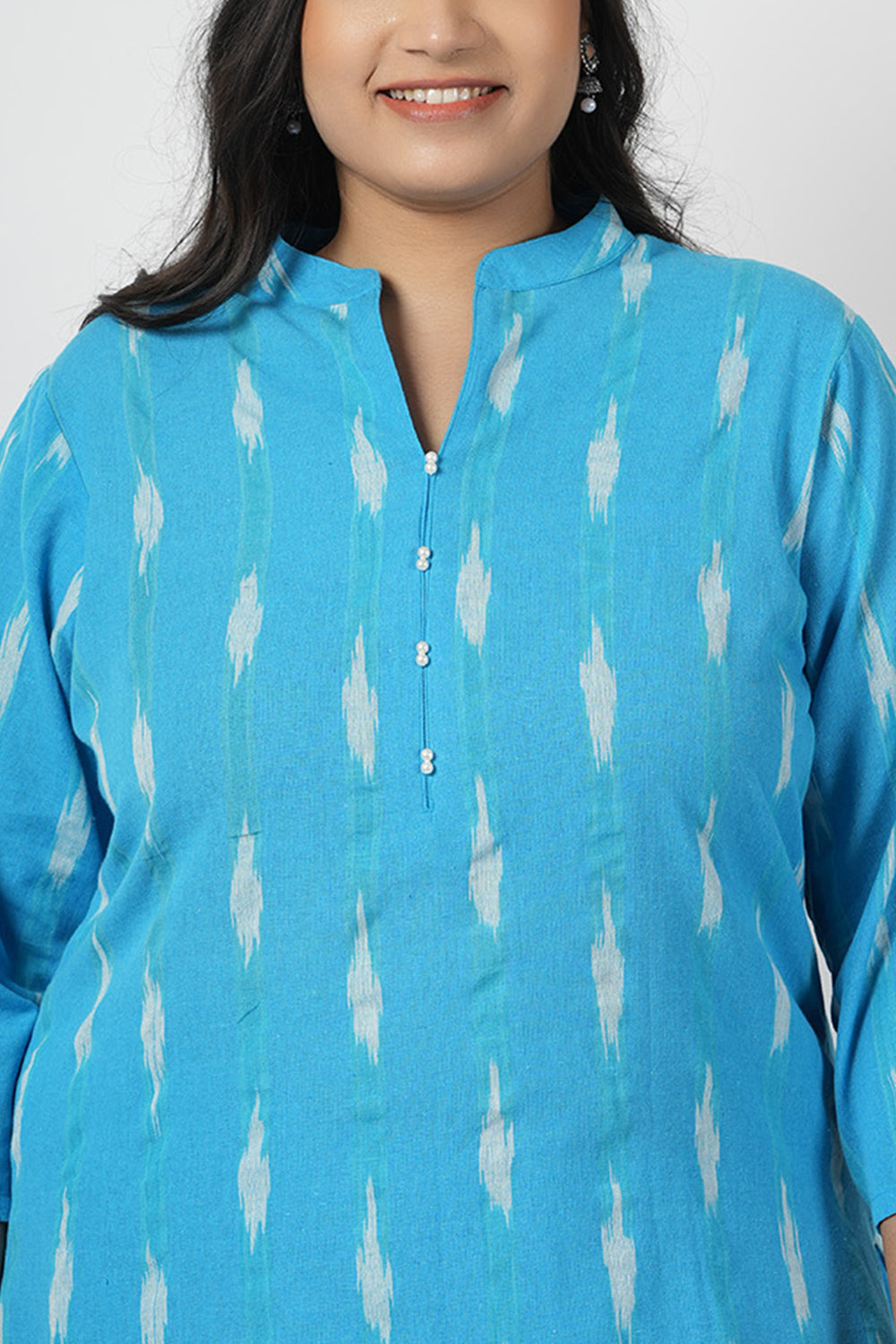 Azure Blue Kurta &amp; Dhoti Co-Ord Set