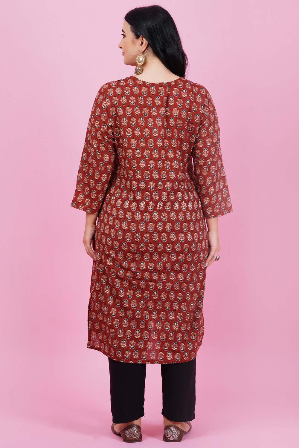 Handblock Kalamkari Print Kurta