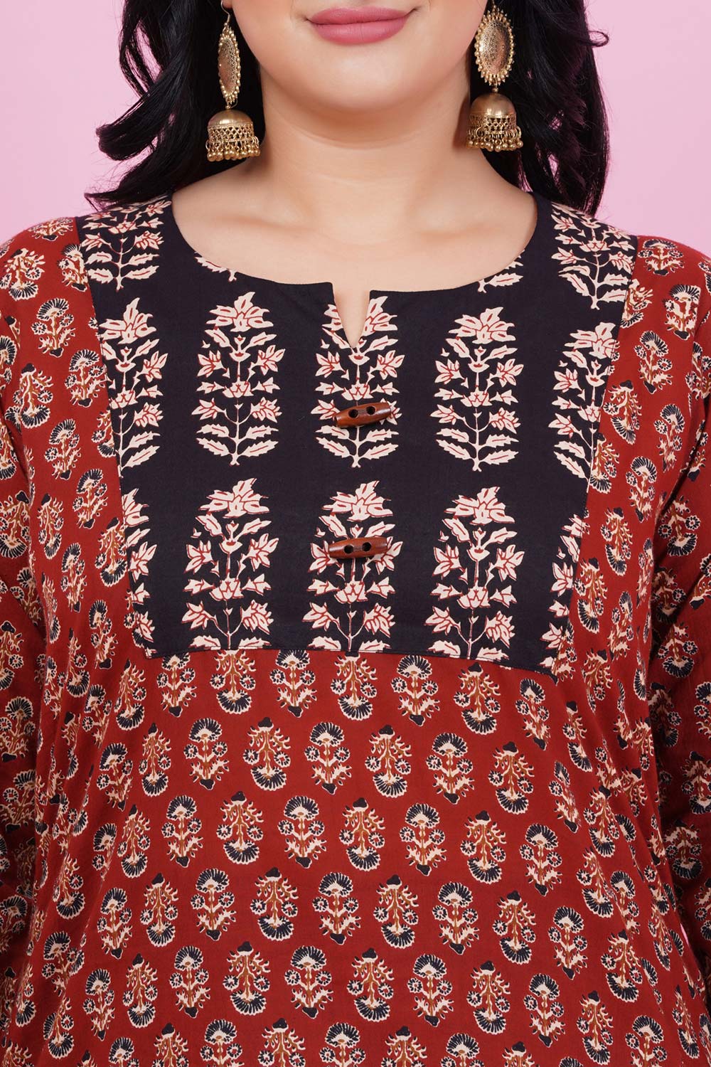 Handblock Kalamkari Print Kurta