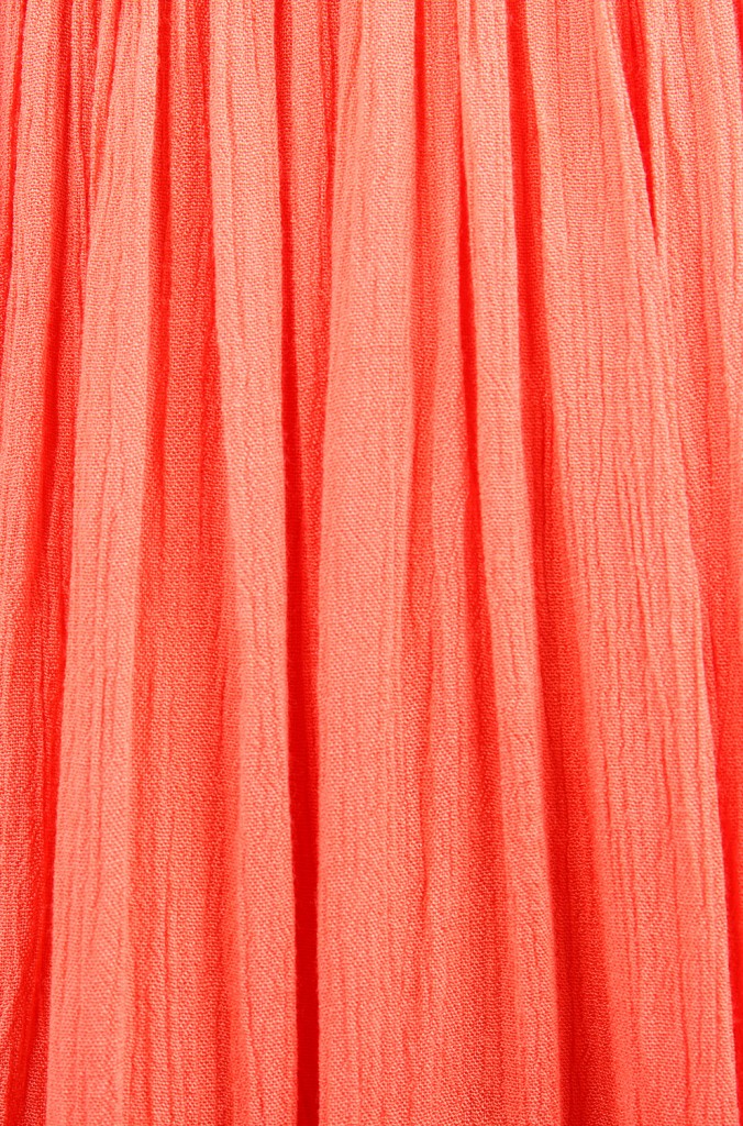 Orange Cotton Tutu Skirt