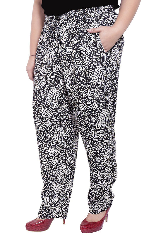 Black & White Printed Lounge Pant