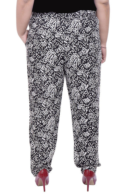 Black & White Printed Lounge Pant