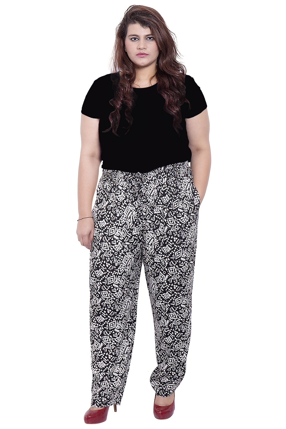 Black & White Printed Lounge Pant