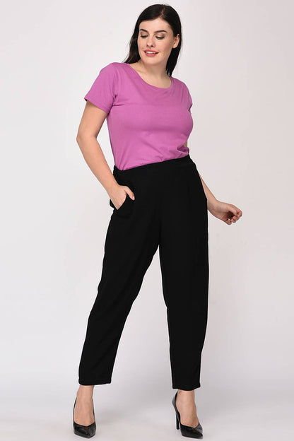 Black Solid Trouser1