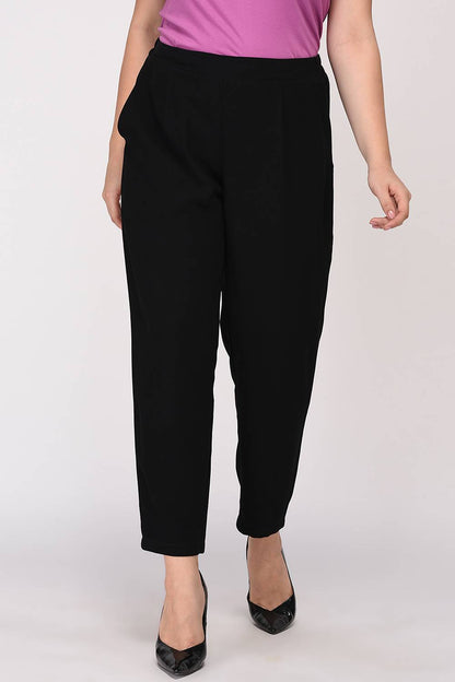 Black Solid Trouser3