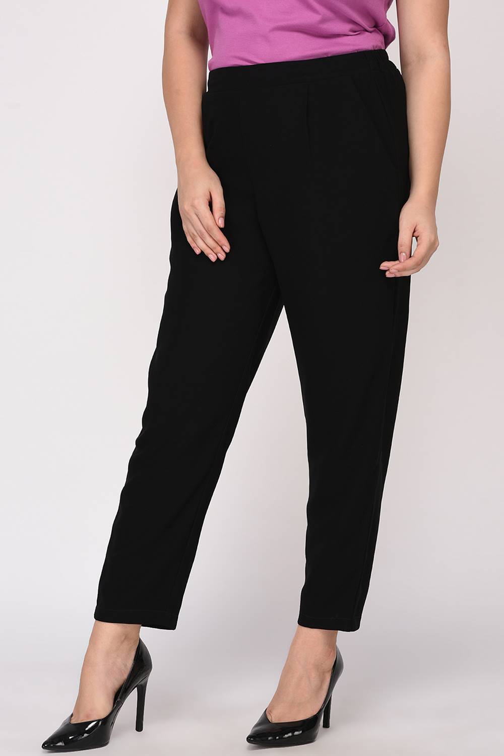 Black Solid Trouser4