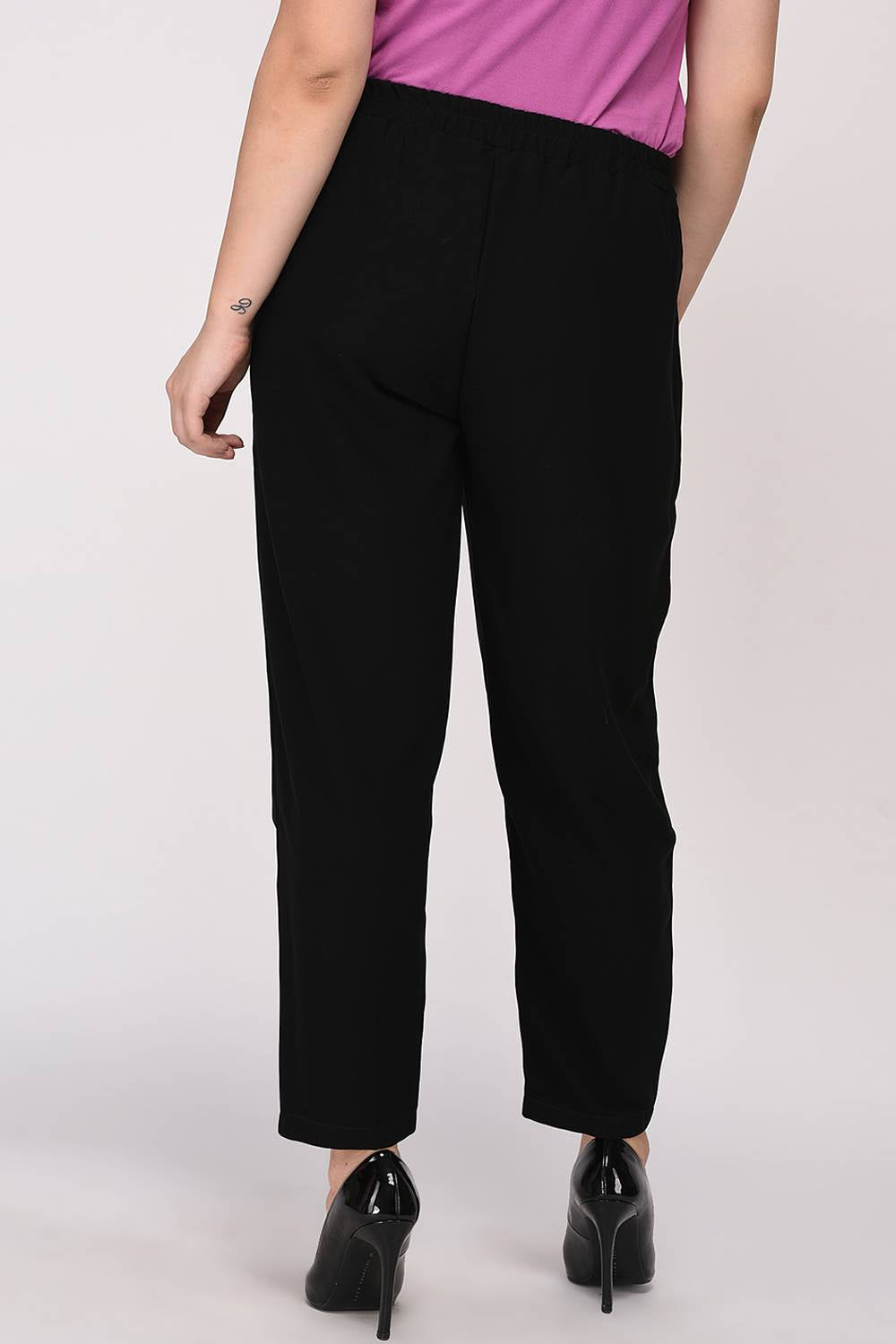 Black Solid Trouser7