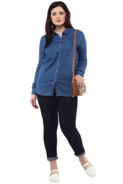 Blue Denim Shirt