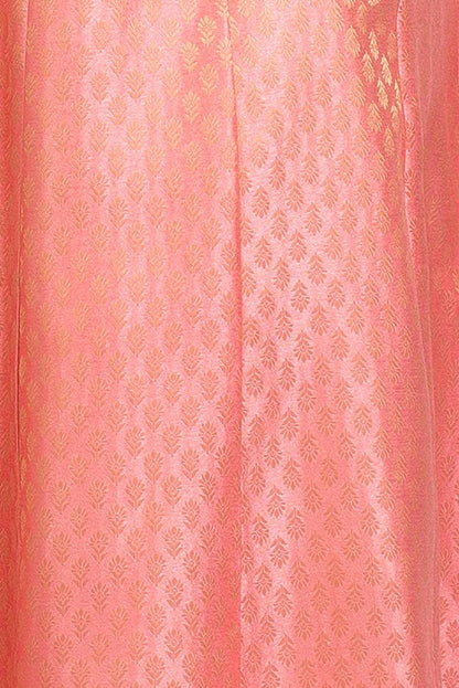 Brocade Anarkali Pink 3