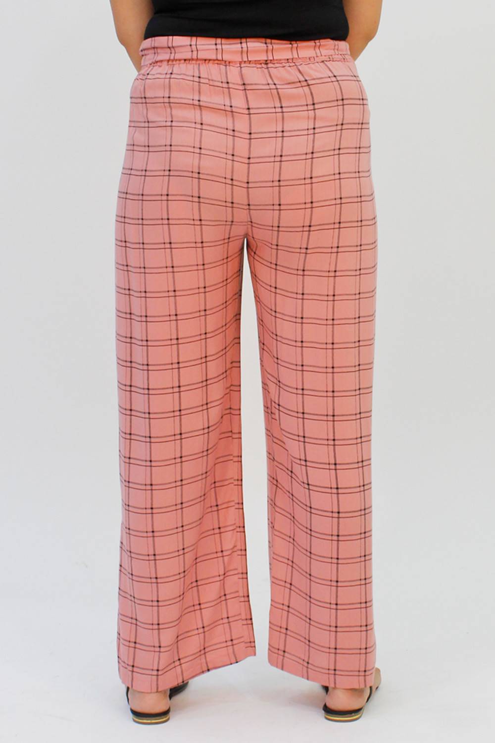 Pink Check Trouser