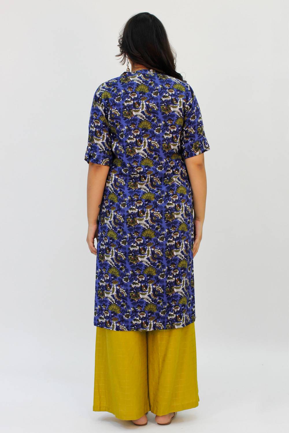 Blue Printed Kurta