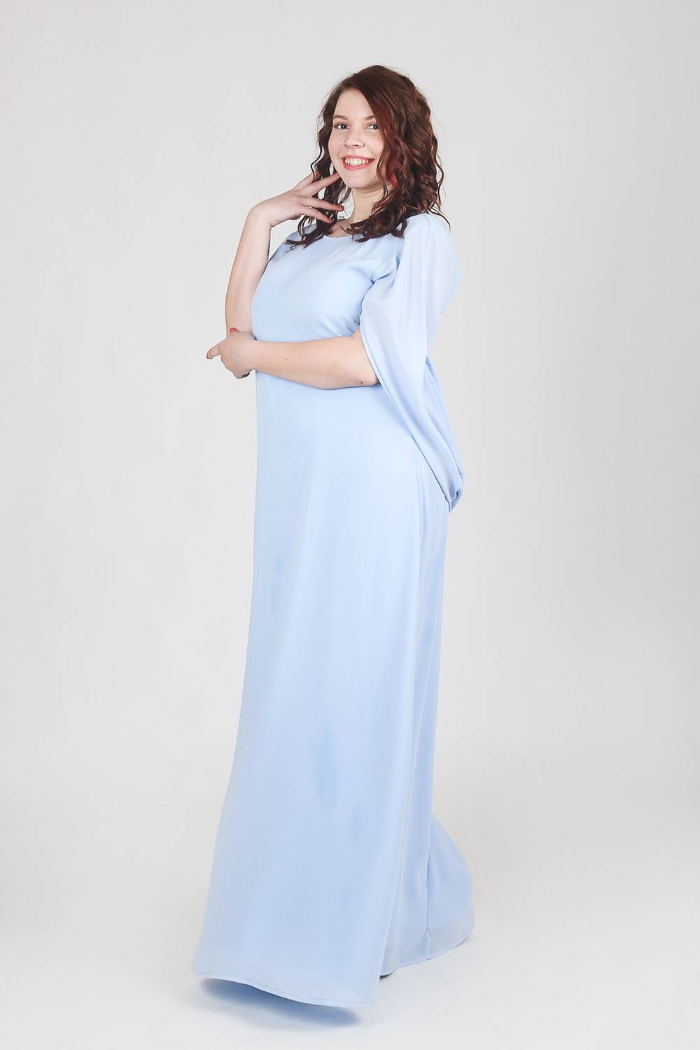 Light Blue Evening Gown