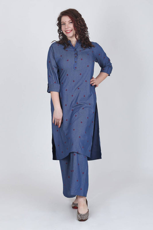 Blue Stripes Kurta