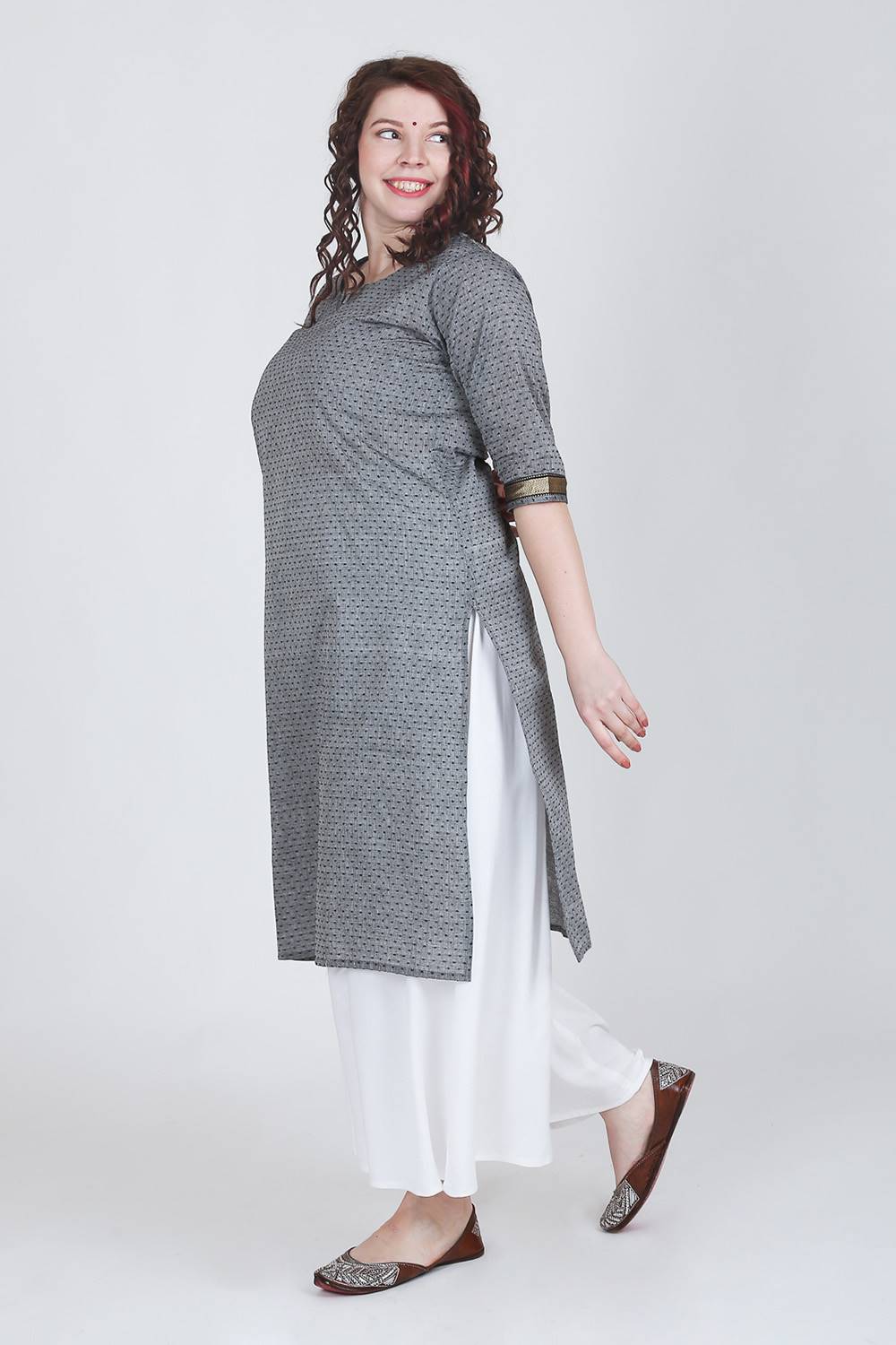 Grey Dobby Kurti