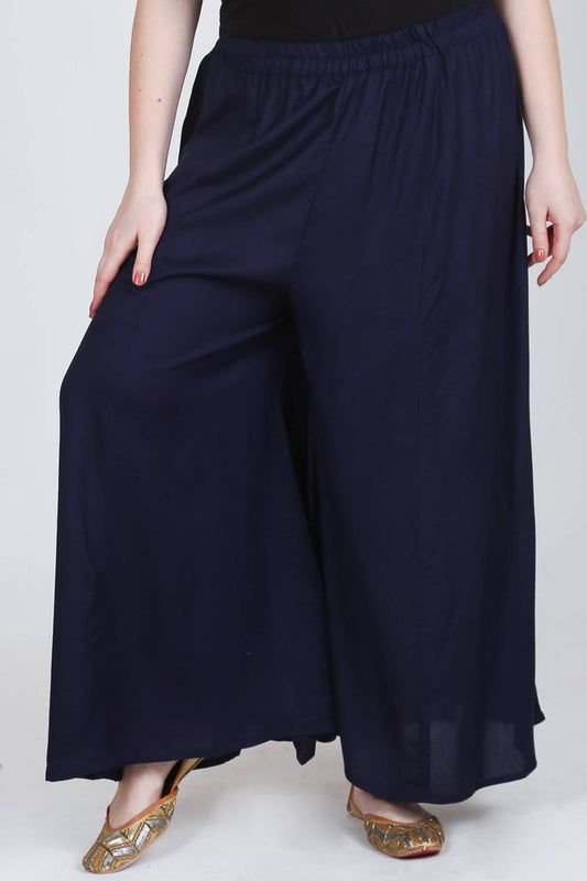 Navy Blue Skirt Palazzo