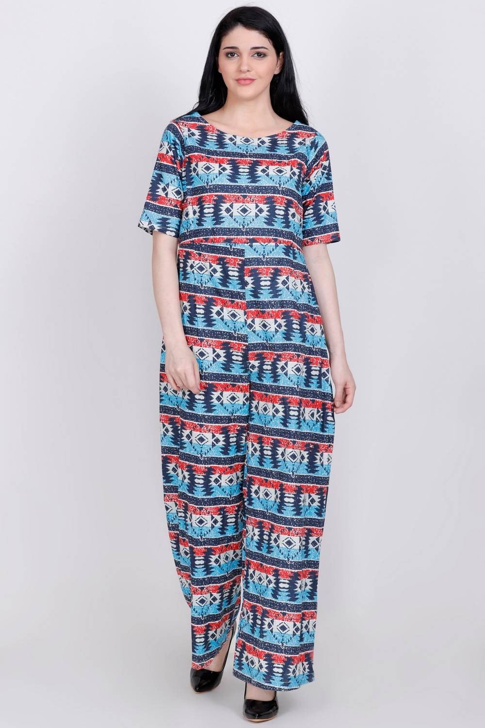 Multicolor Cotton Jumpsuit