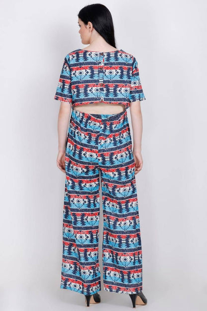 Multicolor Cotton Jumpsuit