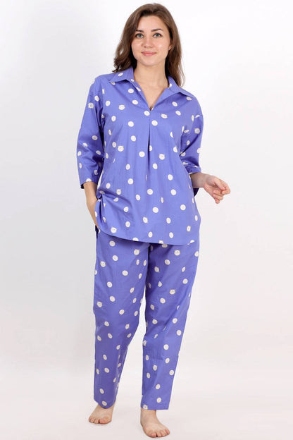 Plus Size Funky Print Top &amp; Pyjama Set