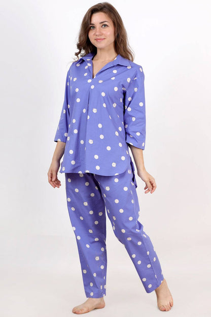 Plus Size Funky Print Top &amp; Pyjama Set