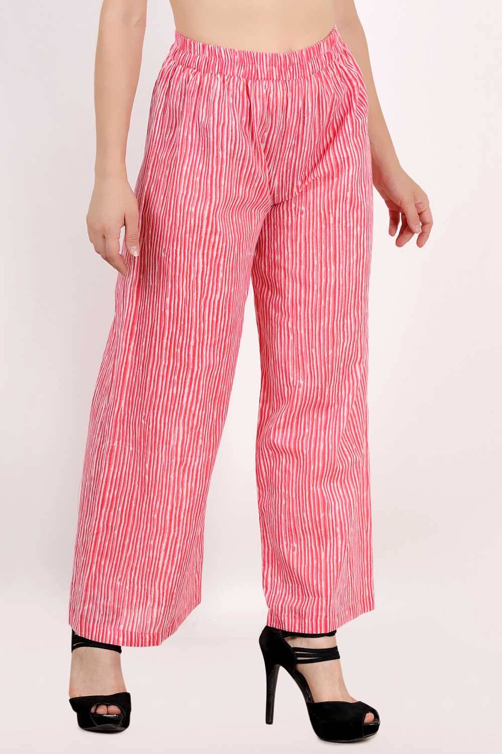 Pink Stripes Palazzo