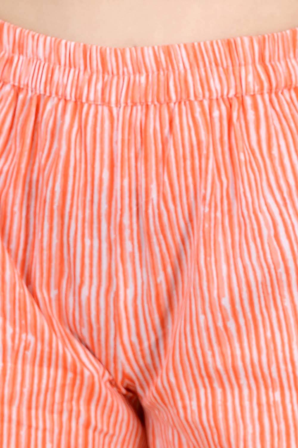 Orange Stripes Palazzo