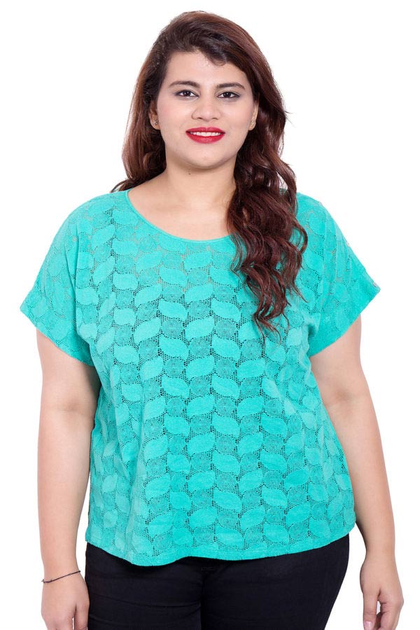 Sea Green Crochet Top