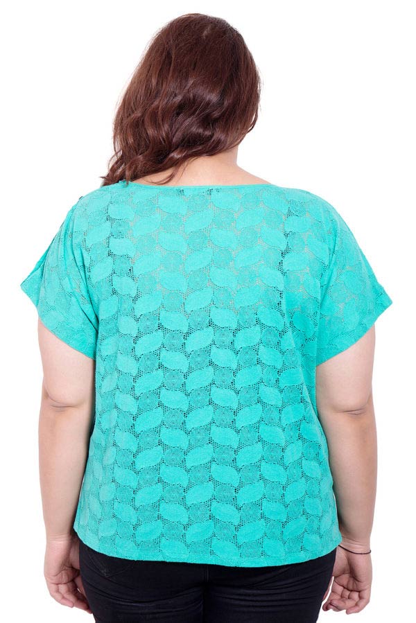 Sea Green Crochet Top