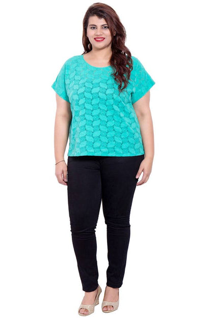 Sea Green Crochet Top