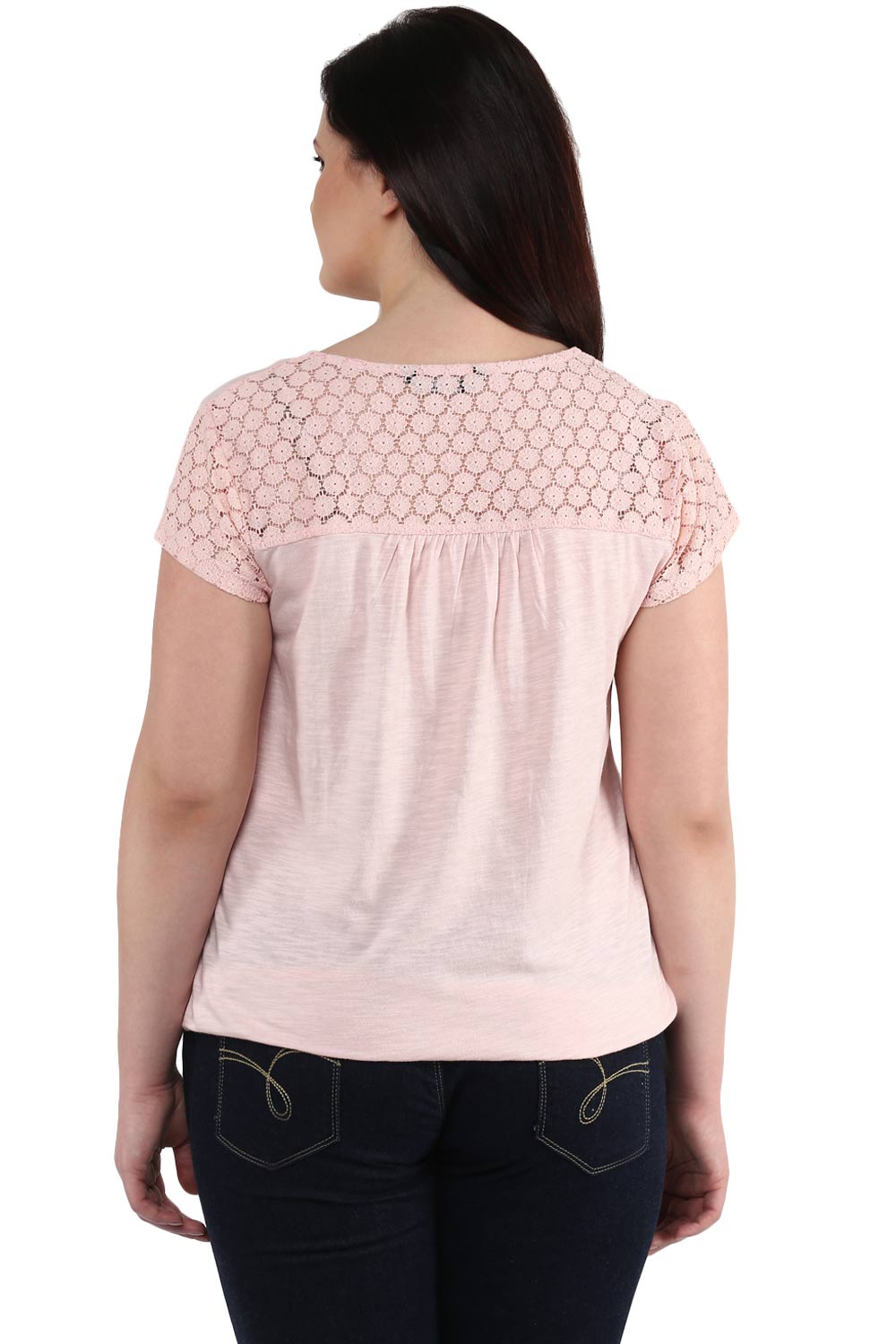 Pink Lace Top