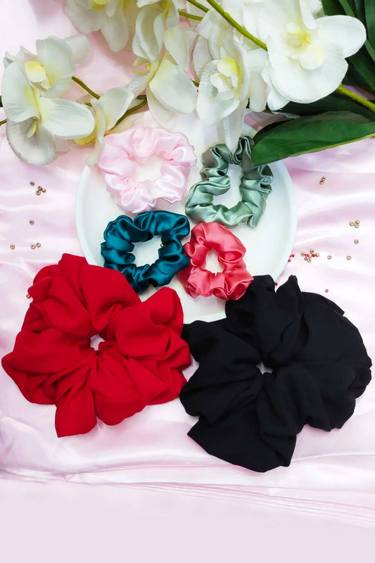 Solid Scrunchies Set