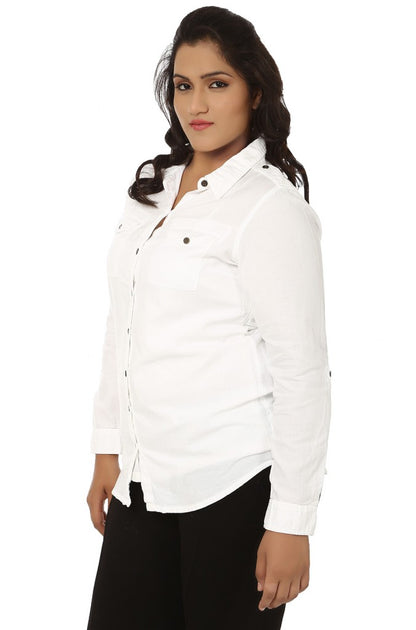 White Full Sleeve Shirt